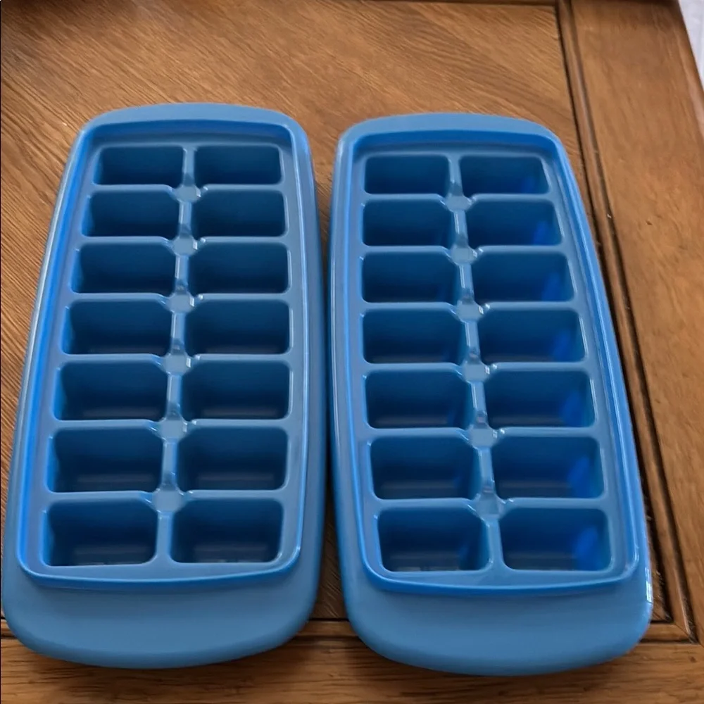 Blue Ice Cube Tray with Lid